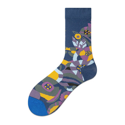 Women's Retro Spring And Autumn Cotton Sock