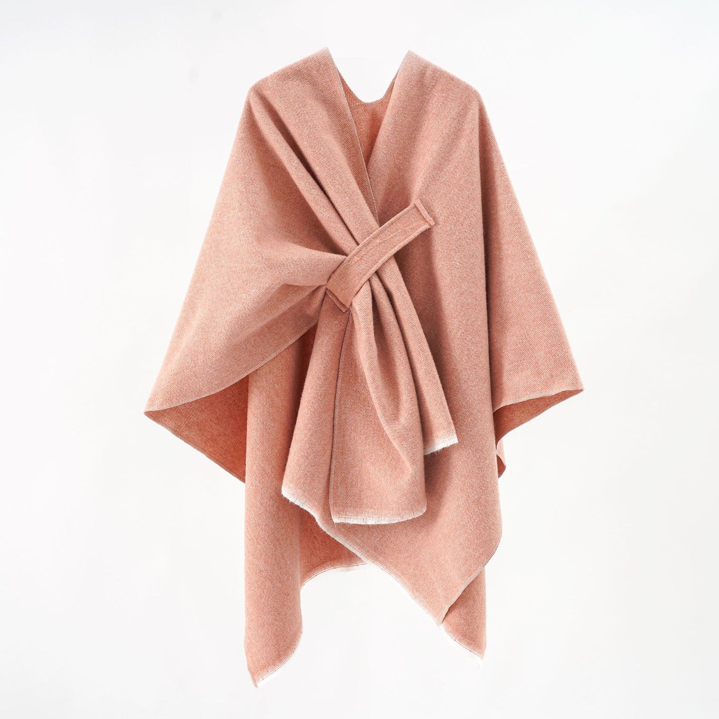 Pure Color Autumn And Winter Plus Bar Cashmere Shawl