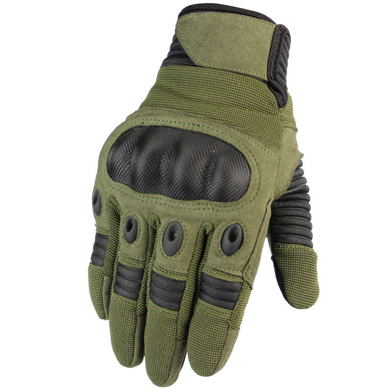 Outdoor Full Finger Touch Screen Hardcase Tactical Gloves