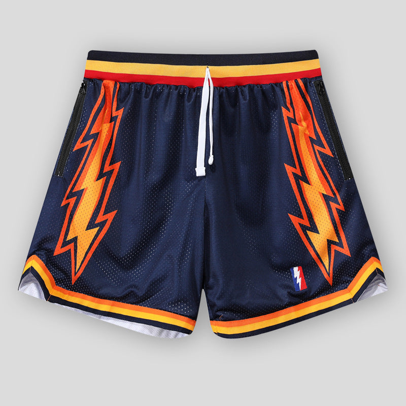 American Basketball Shorts Double Mesh