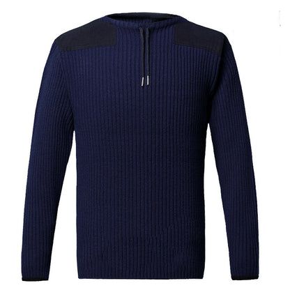 Men's Fashion Simple Solid Color Tactical Sweater