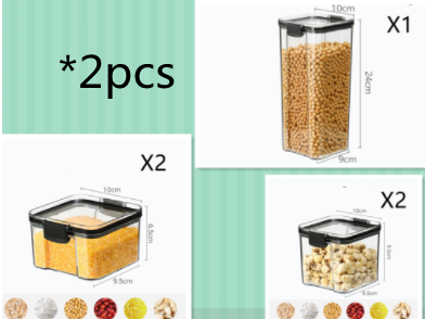 Cereals Kitchen Storage Jar Box