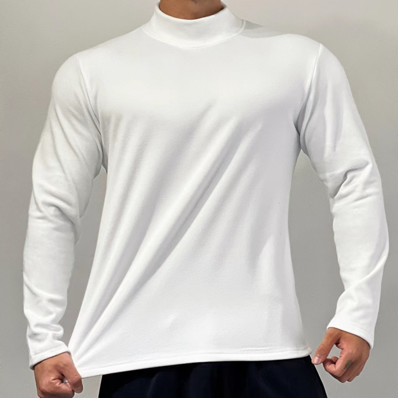 Men's Fashion Sports Casual Solid Color Long Sleeve