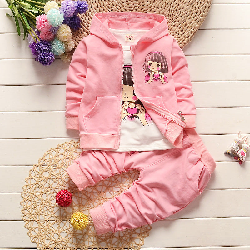 Children's Hoodie Casual Pants Suit