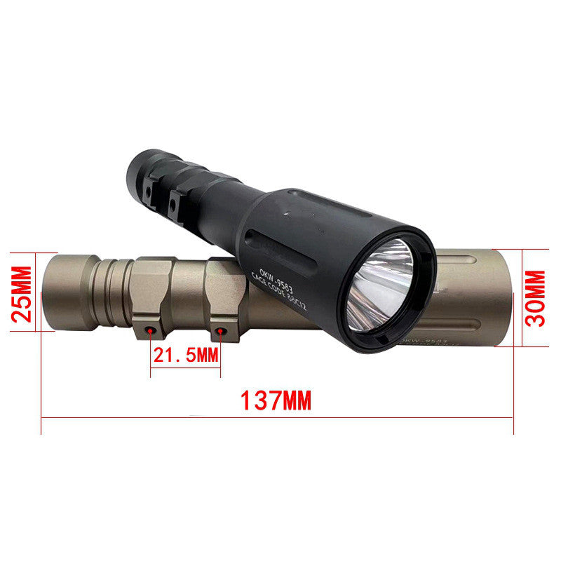 Long Tactical Bright Flashlight