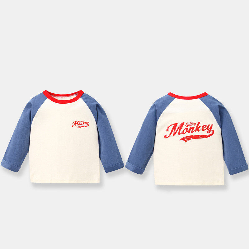 Children's Long-sleeved T-shirt Pure Cotton