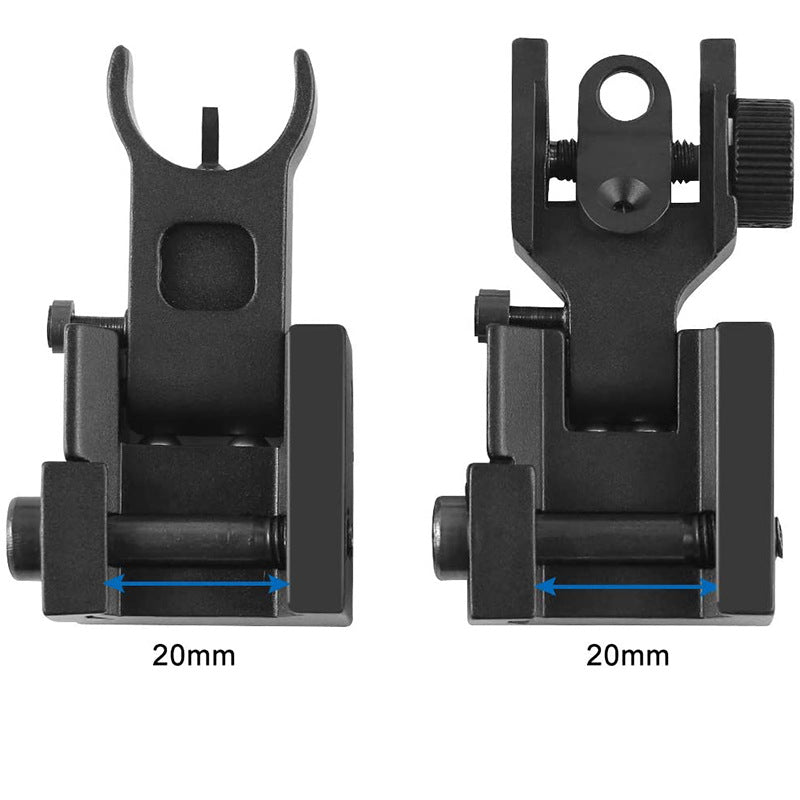 High Quality Front And Rear Tactical Folding Sights