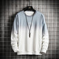 Men's Personalized Gradient Letter Print Trendy Top