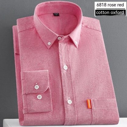 Men's Shirt Long Sleeve Pure Cotton Coat