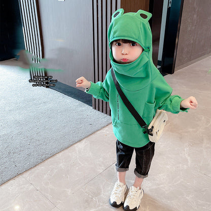 Baby Middle And Small Children's Casual Hooded Jacket