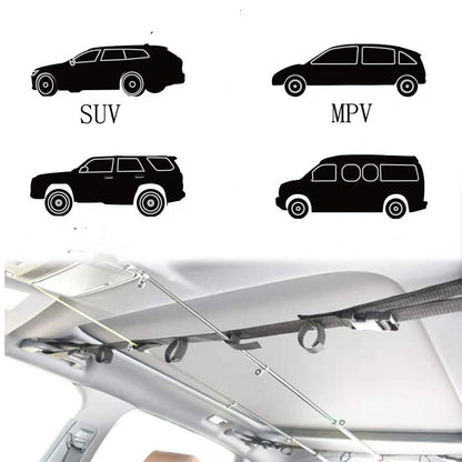 Adjustable In-car Fishing Rod Fixing With Roof Fishing Rod Storage Rack