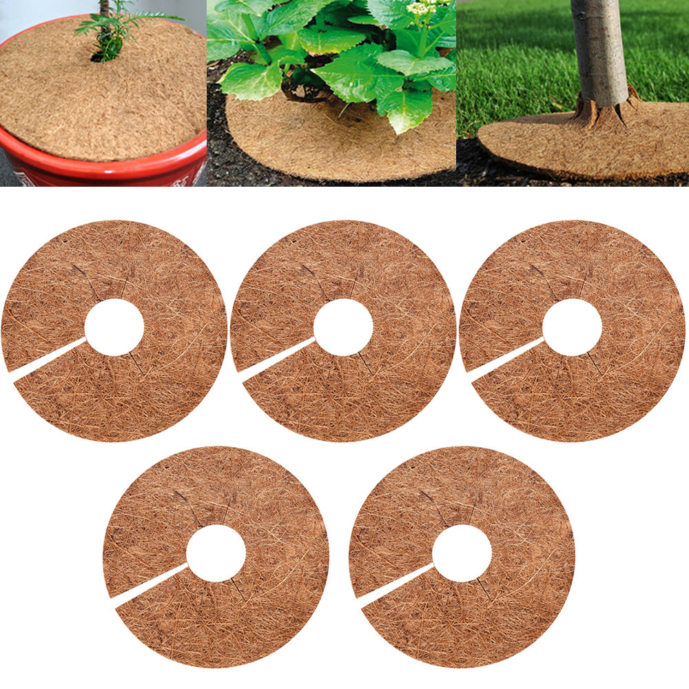 Flower Pot Tight Grass Proof Round Coconut Brown Pad