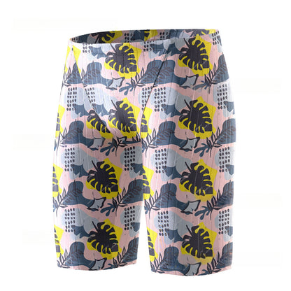 Men's Swimming Trunks Breathable Ice Silk Feeling Quick-dry Pants Swimming Equipment Summer 3D Printing Crafts