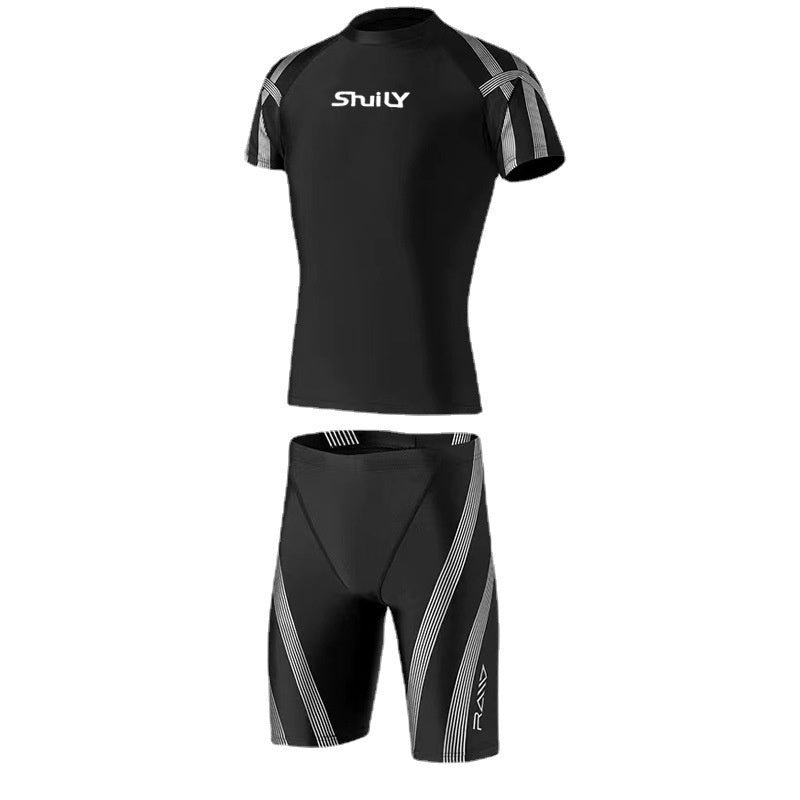 Fashion Split Swimsuit Men's Suit