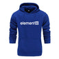 Printed Sports Hooded Pullover Casual Men's Sweater