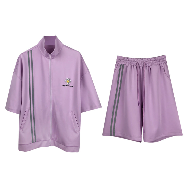 Korean Version Loose Fitting Student Sportswear Set