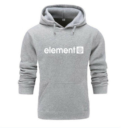 Printed Sports Hooded Pullover Casual Men's Sweater