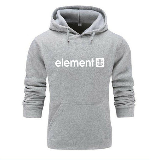 Printed Sports Hooded Pullover Casual Men's Sweater