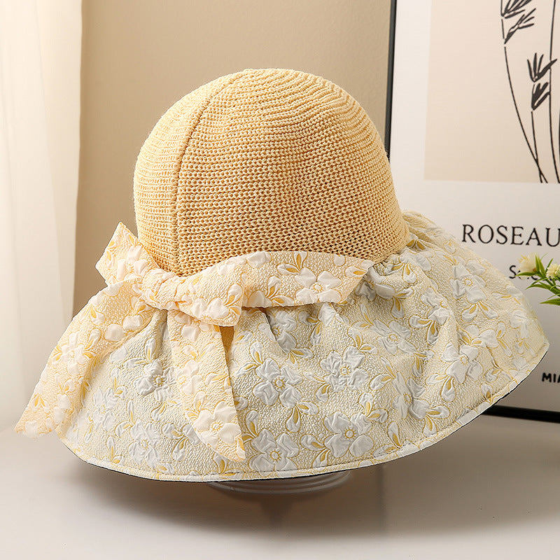 Summer Vinyl Face-covering And Sun-shading Hat Seaside Beach Hat