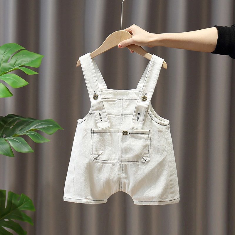 Baby Denim Overalls Shorts New Western Style