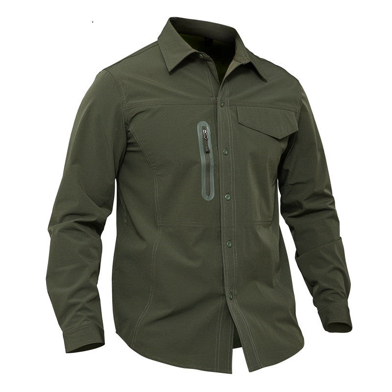 Tactical Shirt Outdoor Quick Dry Men Stretch