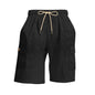 Mens Corduroy Multi-Pocket Shorts For Sports