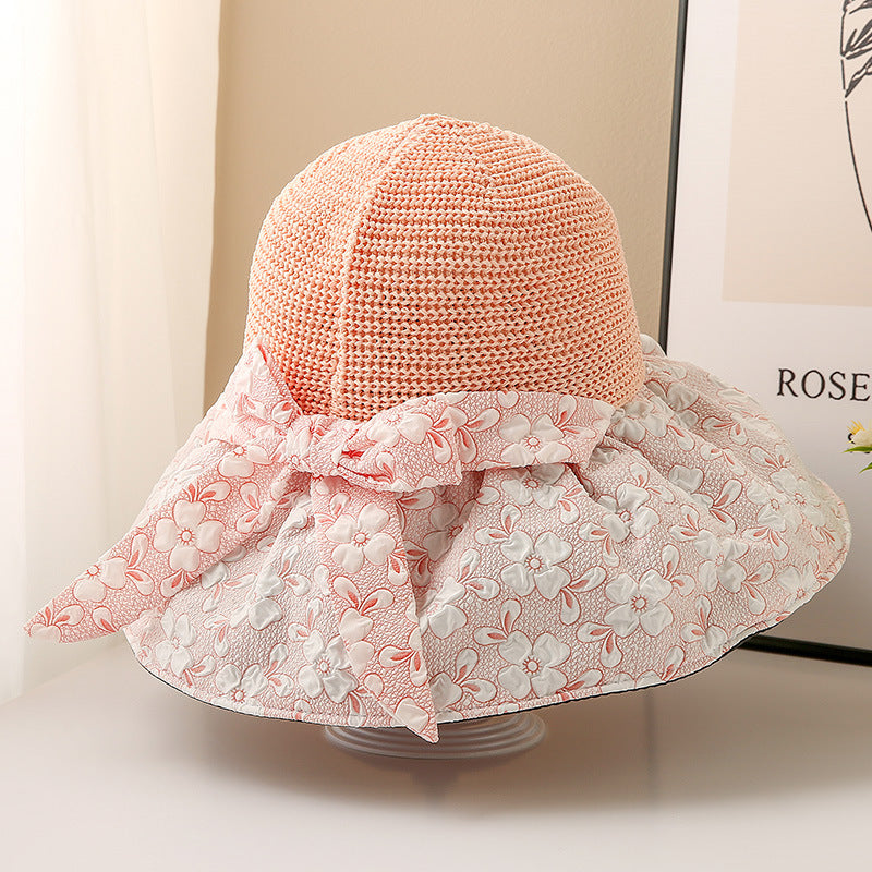 Summer Vinyl Face-covering And Sun-shading Hat Seaside Beach Hat