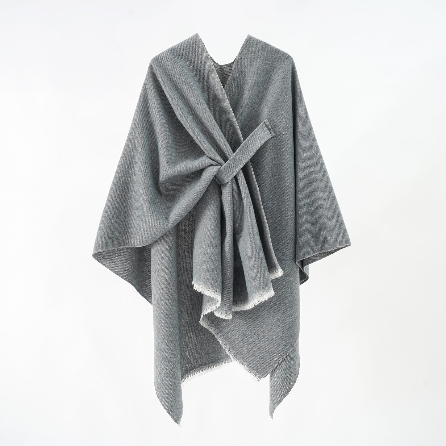 Pure Color Autumn And Winter Plus Bar Cashmere Shawl