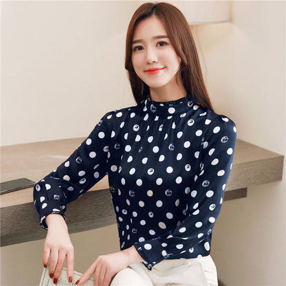 Long Sleeve Silk Shirt Women's Mulberry Silk Fashion