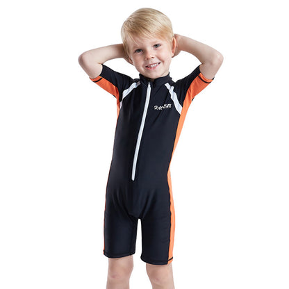 Children's One-piece Sunscreen Swimsuit