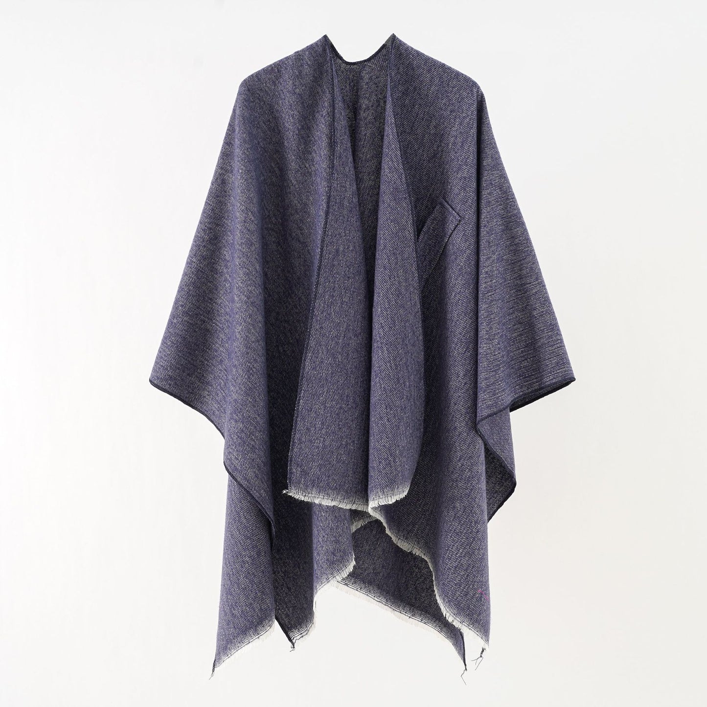 Pure Color Autumn And Winter Plus Bar Cashmere Shawl