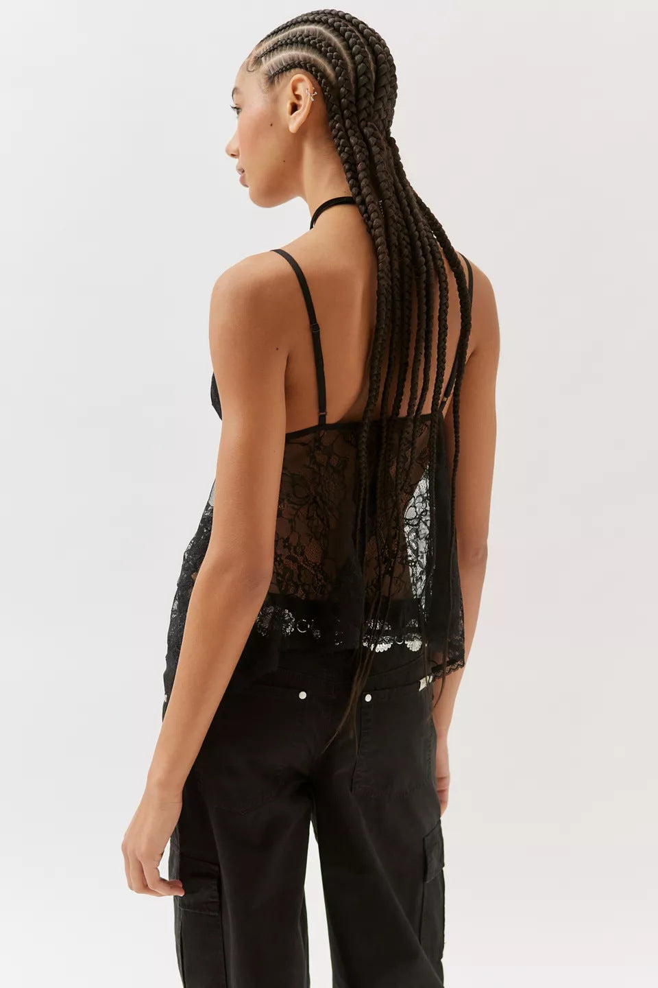 Lace Camisole Lace See-through Vest