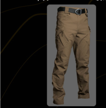 Spring and Autumn IX7 tactical trousers men's self-cultivation 9 special forces army fan pants outdoor overalls multi-pocket straight training pants