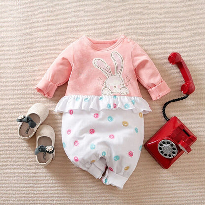 Cartoon Printed Baby One-piece Suit