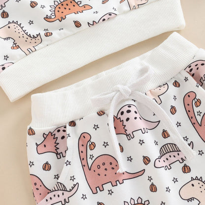 Dinosaur Baby Sweatshirt And Pants Set