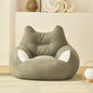 Solid Color Removable And Washable Teddy Hair Beanbag Cover