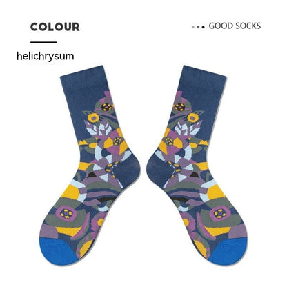 Women's Retro Spring And Autumn Cotton Sock