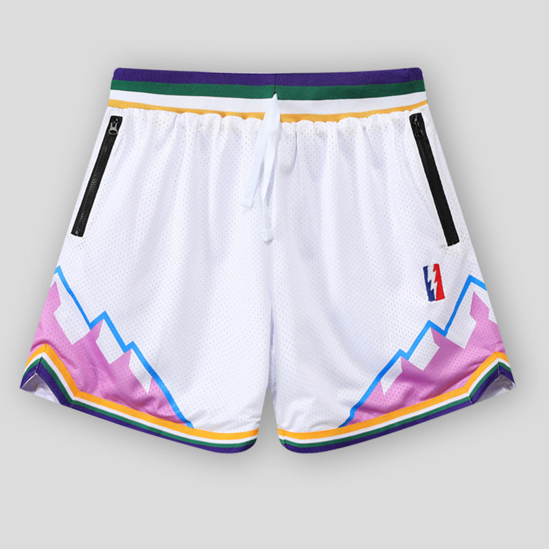 American Basketball Shorts Double Mesh