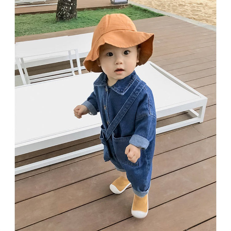 New Hot Sell Baby Jumpsuit Romper Denim