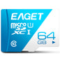 EAGET T1 Micro SD Card 64GB 32GB 16GB Memory Card 128GB TF Card Class10 UHS-I 80MB S Microsd Memory Card For Smartphone