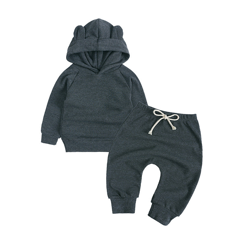 Girls Hoodie Harlan Trouser Set Europe And America