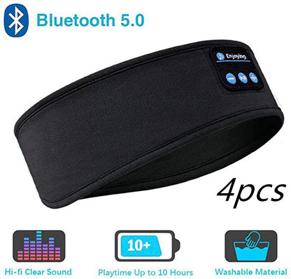 Écouteurs sans fil Bluetooth, bandeau fin, doux, élastique, confortable, musique, masque pour les yeux, pour dormir sur le côté, sport