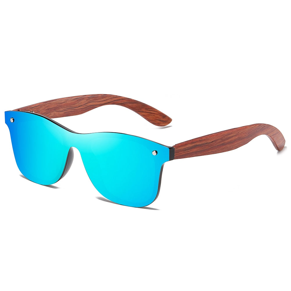 GM Red Wood Rimless Polarized Men Sunglasses Square Frame Sun glasses Women Sun glasses Male Oculos de sol Masculino