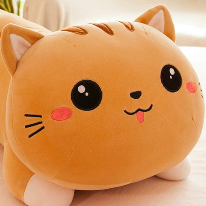 50/130 cm long cat pillow plush toy soft stuffed plush animal kids  gift home decor girl gift WJ290