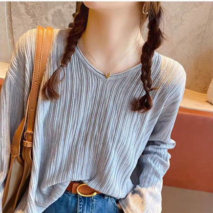 Women's Fashionable Sweater Long-sleeved Top