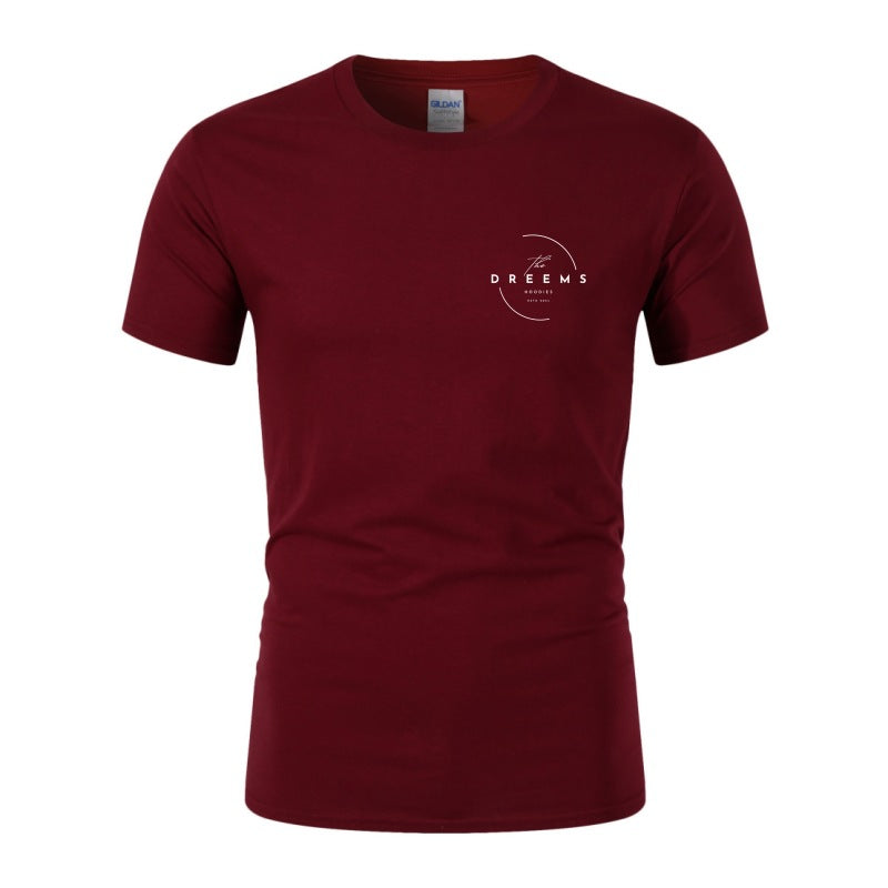 Printed Men's And Women's Round Neck T-shirt