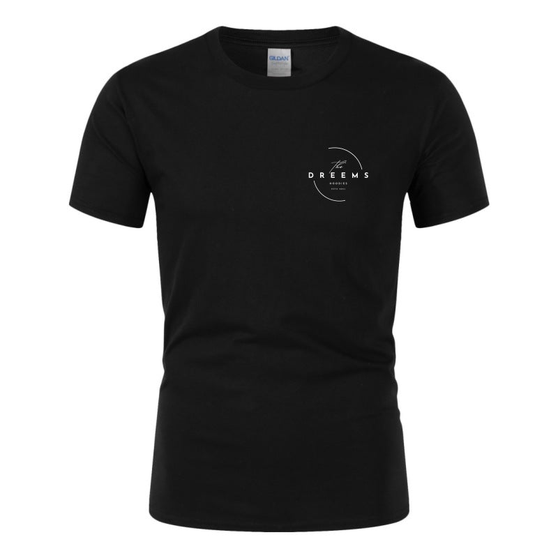 Printed Men's And Women's Round Neck T-shirt