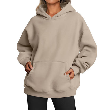 Pull à capuche épais d'automne pour femme