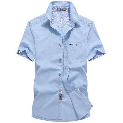 Men's Versatile Loose Shirt Pure Cotton