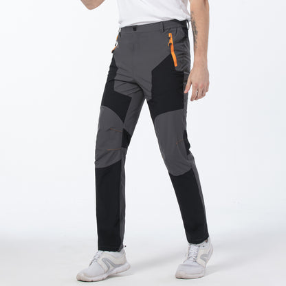 Spring And Summer New Outdoor Quick-dry Pants Stretch Cycling Pants Waterproof Tactical Pants Color Matching Men's Climbing Pants In Stock Cross-border